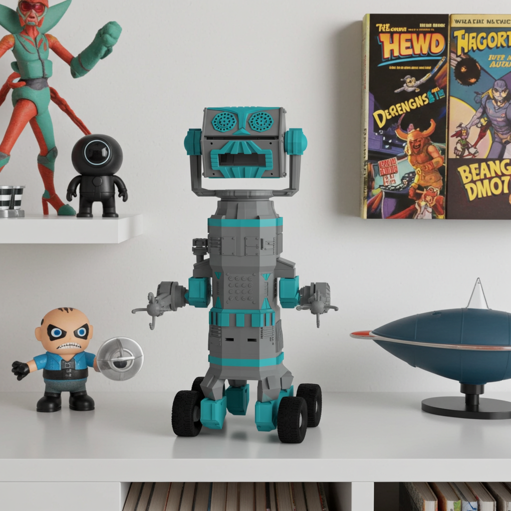 Roboter Model Bausatz V2 - 4 Farben / 65 Teile