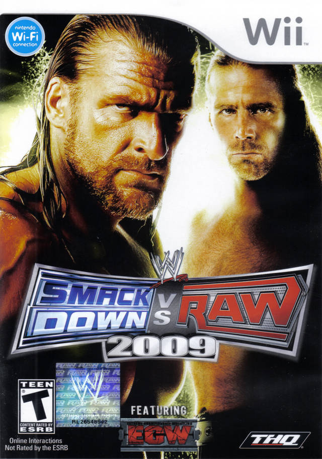 Nintendo WII - WWE SmackDown vs. Raw 2009