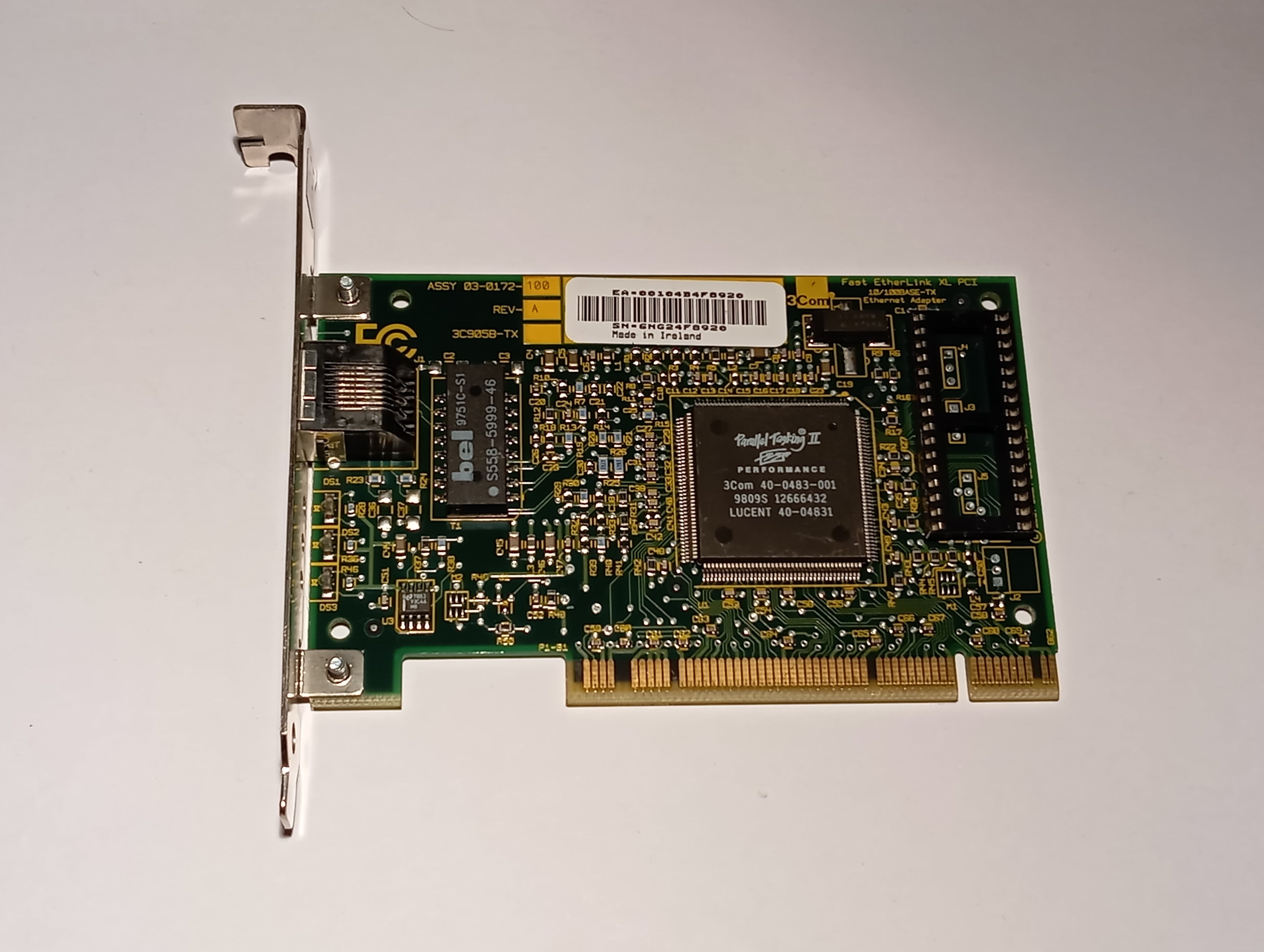Erweiterungskarte (PCI) (LAN) 3Com Fast Ethernet XL 10/100BASE-TX