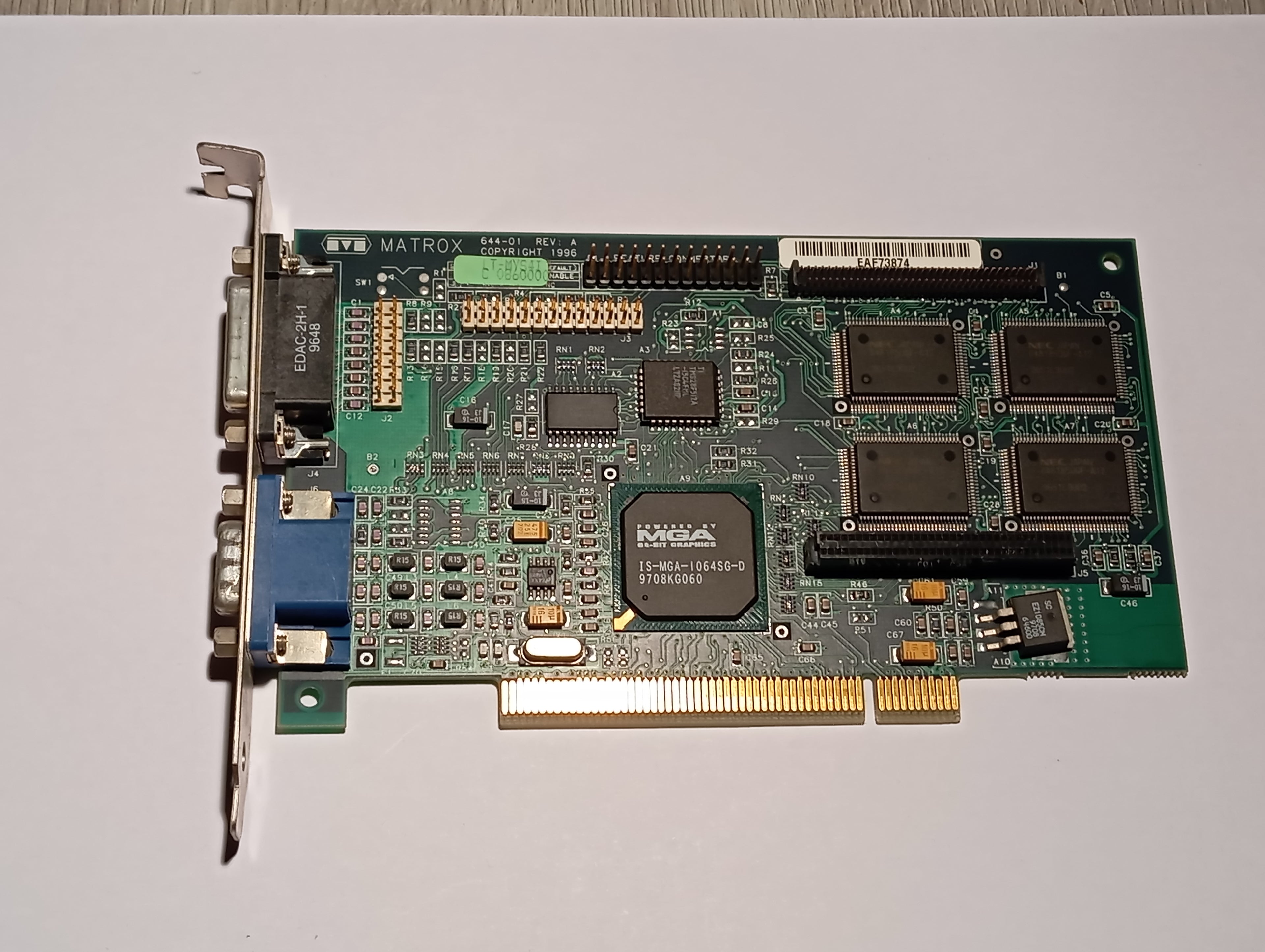 Erweiterungskarte (PCI) (GPU) Matrox Mystique 4MB