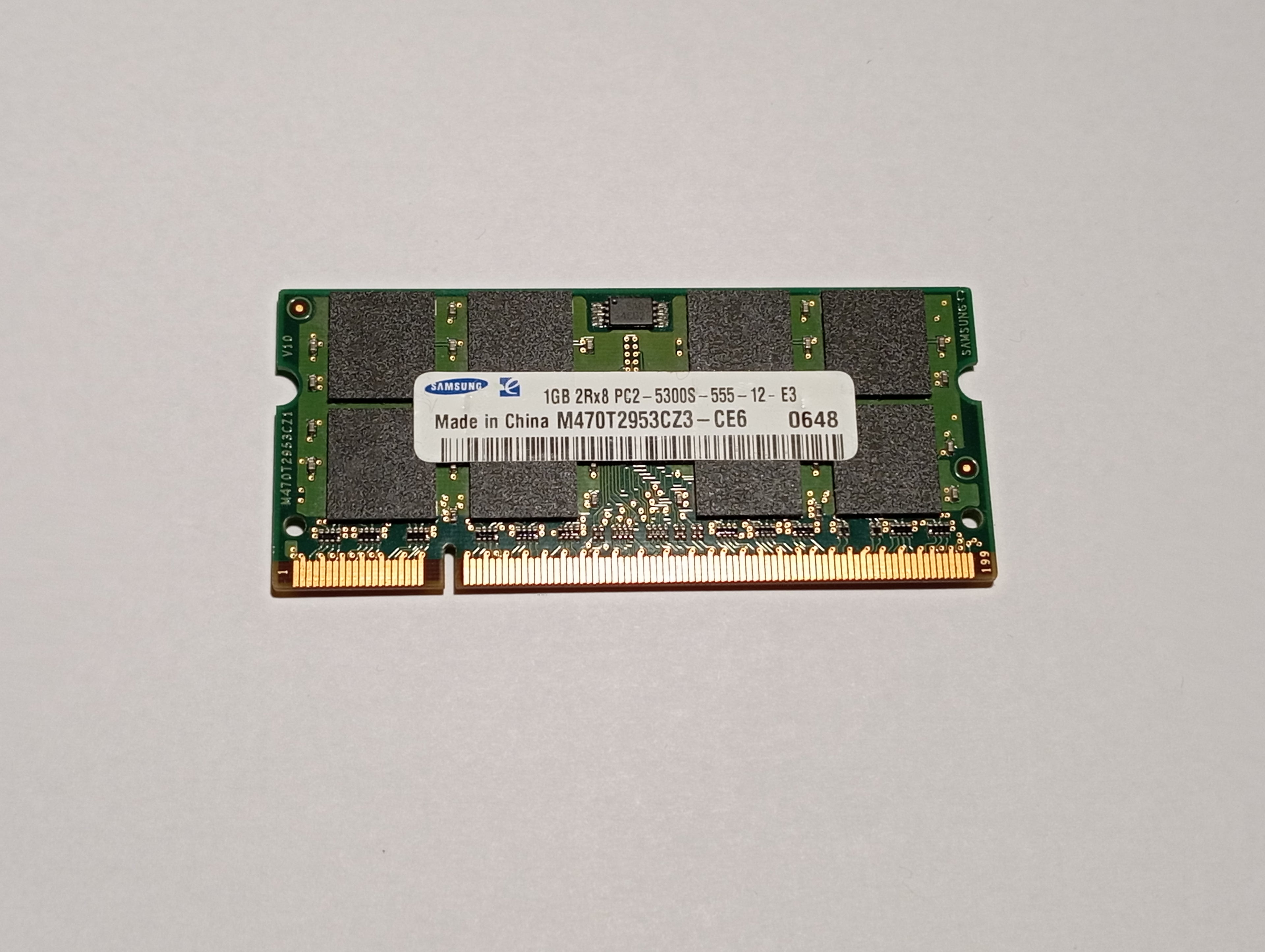 RAM – Arbeitsspeicher S0 PC2 5300S 1 GB