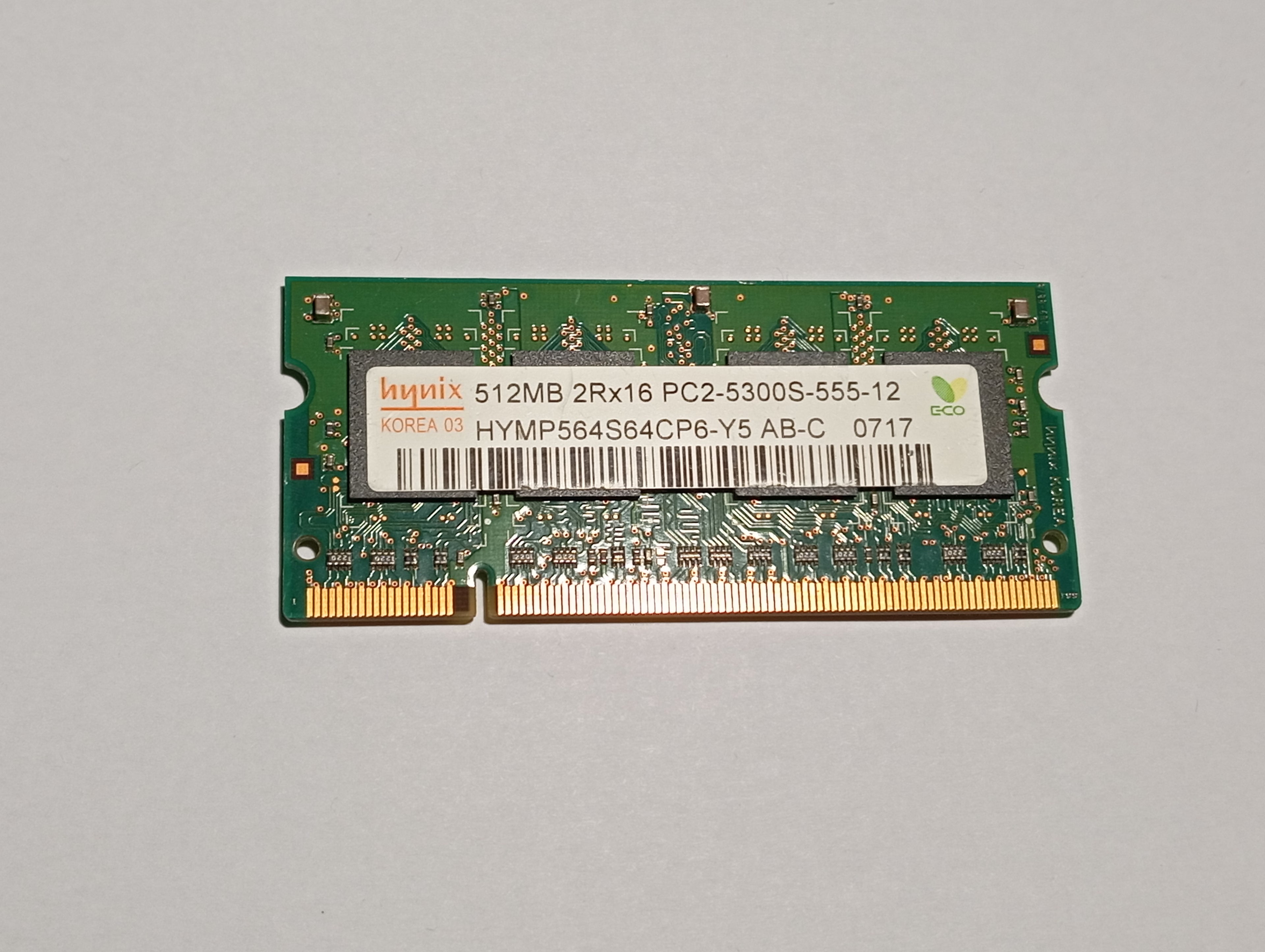 RAM – Arbeitsspeicher S0 PC2 5300S 512 MB