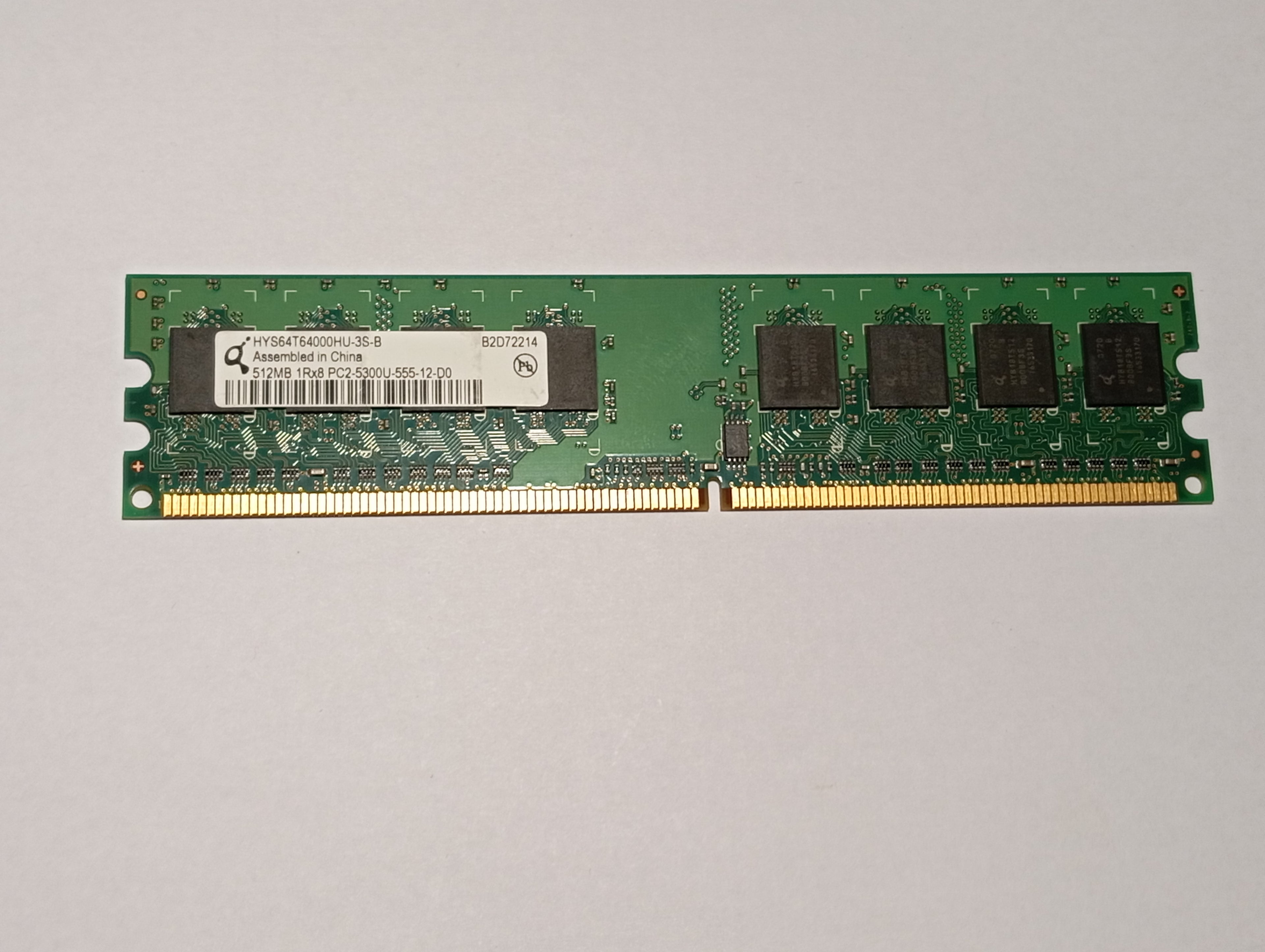 RAM – Arbeitsspeicher PC2 5300U 512 MB