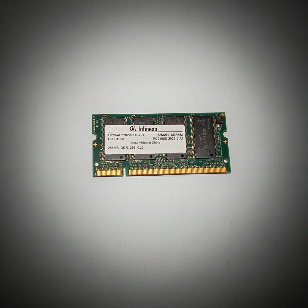 RAM – Arbeitsspeicher S0 PC1 2100S 256 MB