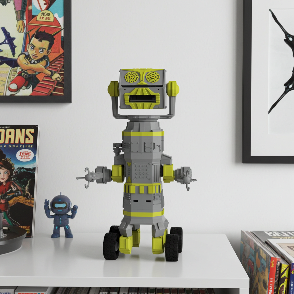 Roboter Model Bausatz V2 - 4 Farben / 65 Teile