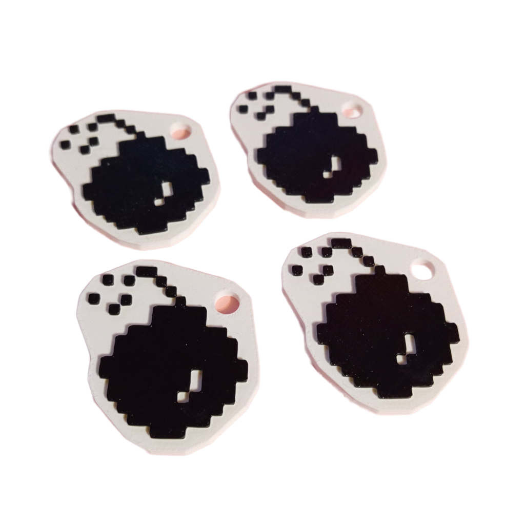 4 x Schlüsselanhänger DaBomb
